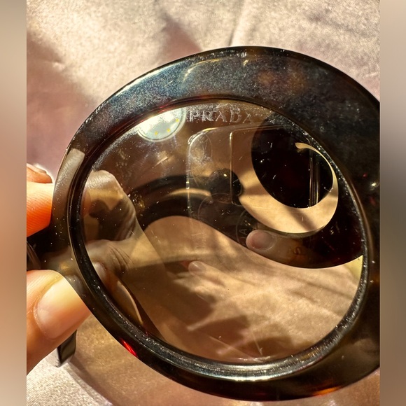 PRADA Minimal Baroque Sunglasses Brown - Picture 10 of 17